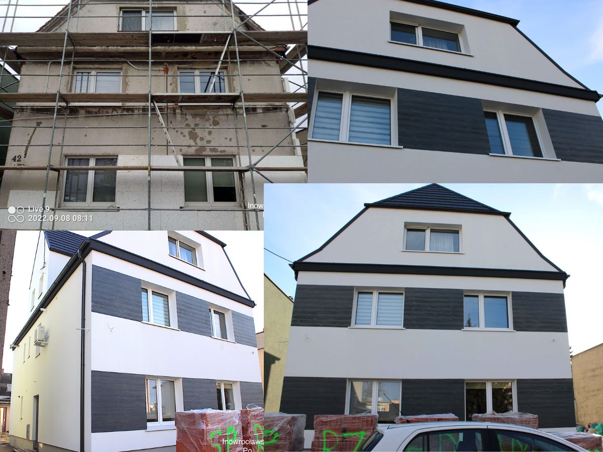 Docieplenie elewacji domu jednorodzinnego w Poznaniu